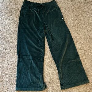 Fabletics Emerald Green Soft Ribbed Lounge Pants